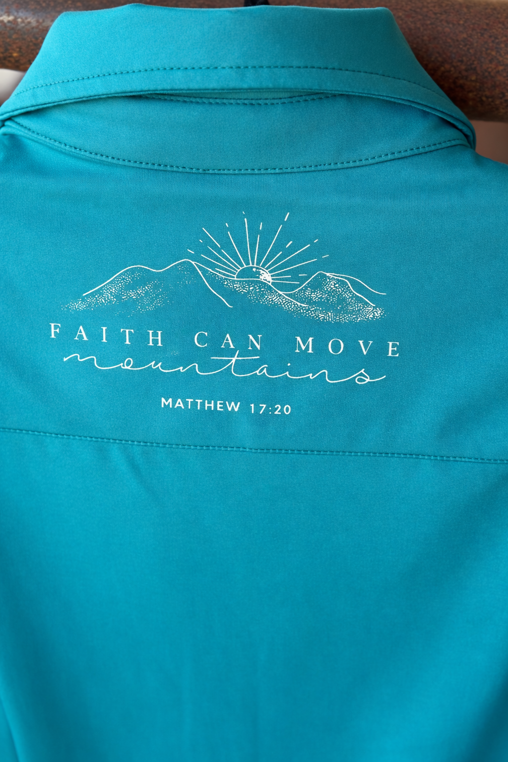 Faith Can Move Mountains Performance Shirt